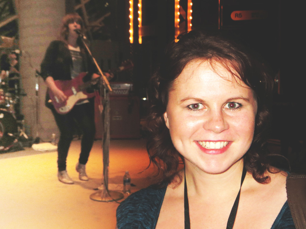 Here I am posing as Serena Ryder gave a special performance for TBEX