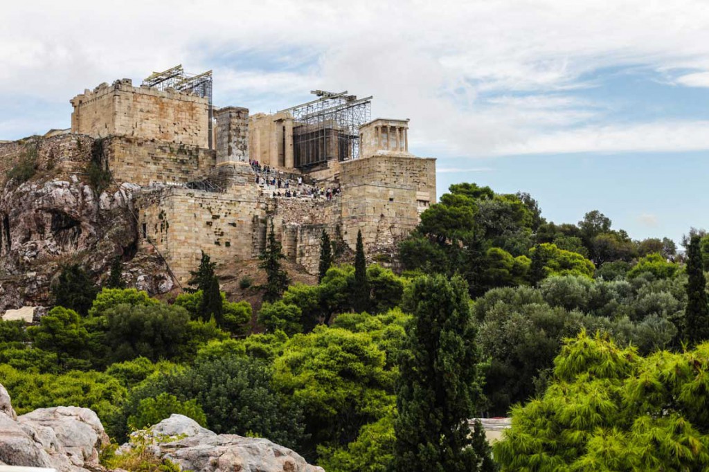 A view of the Acropolis