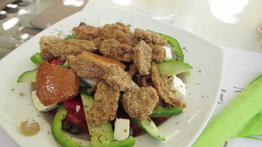 A tasty Greek salad.