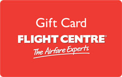 Flight centre gift card