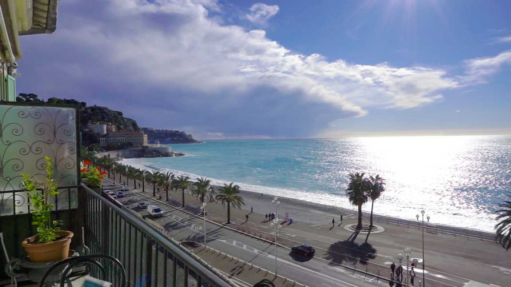 The view from Napoleon's apartment.