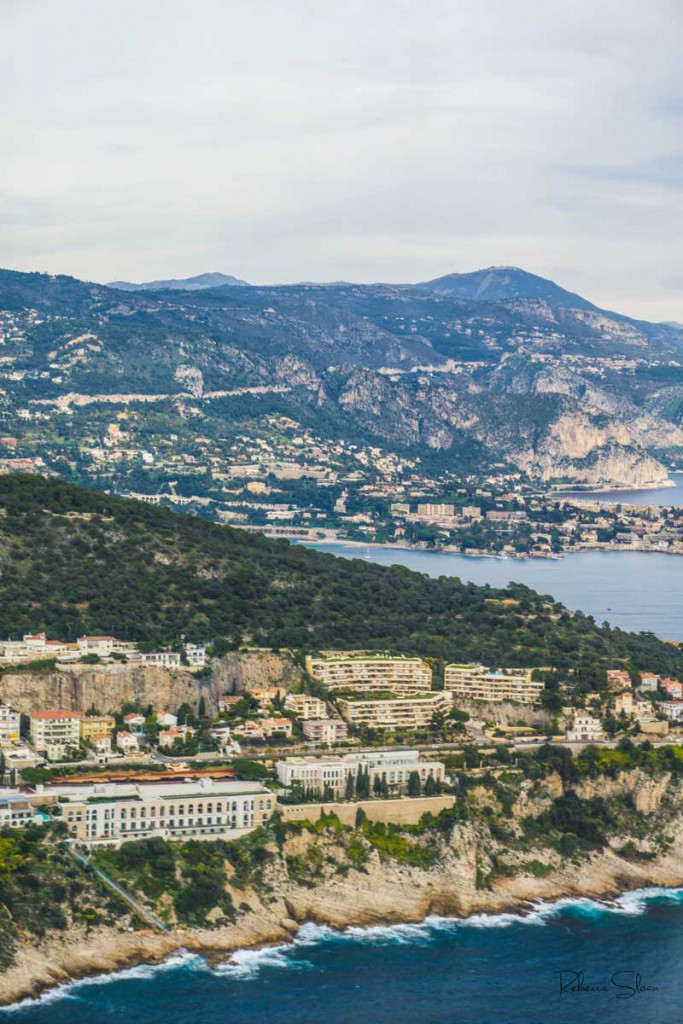 View of the coastline.