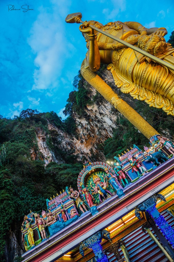 A view of the Batu Caves